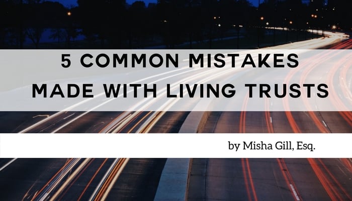 Common mistakes made with living trusts in Virginia