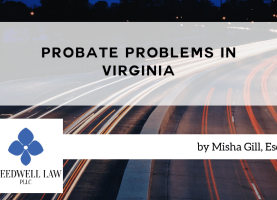 Probate Problems in Virginia