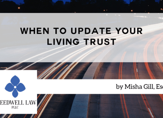 When to Update Your Living Trust