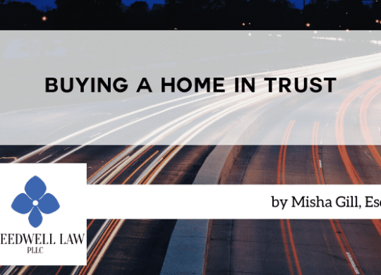 Buying a Home in Trust