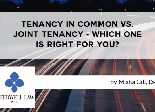 Blog - Tenancy in Common vs. Joint Tenancy - Which One Is Right for You